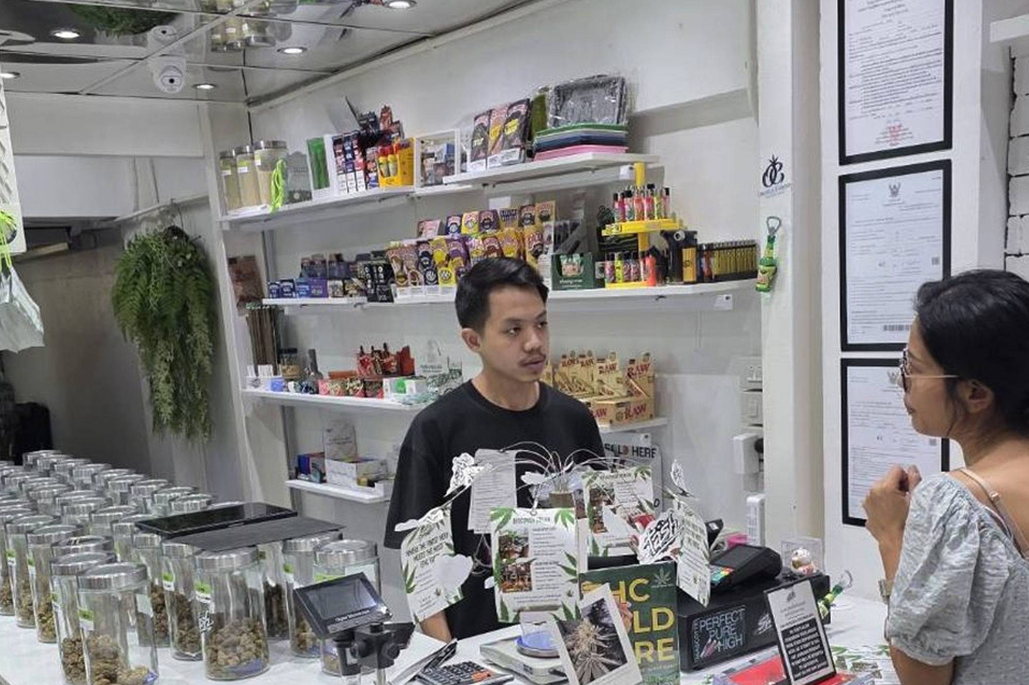 Stash BKK Ekkamai cannabis dispensary Bangkok CBD kratom accessories lounge