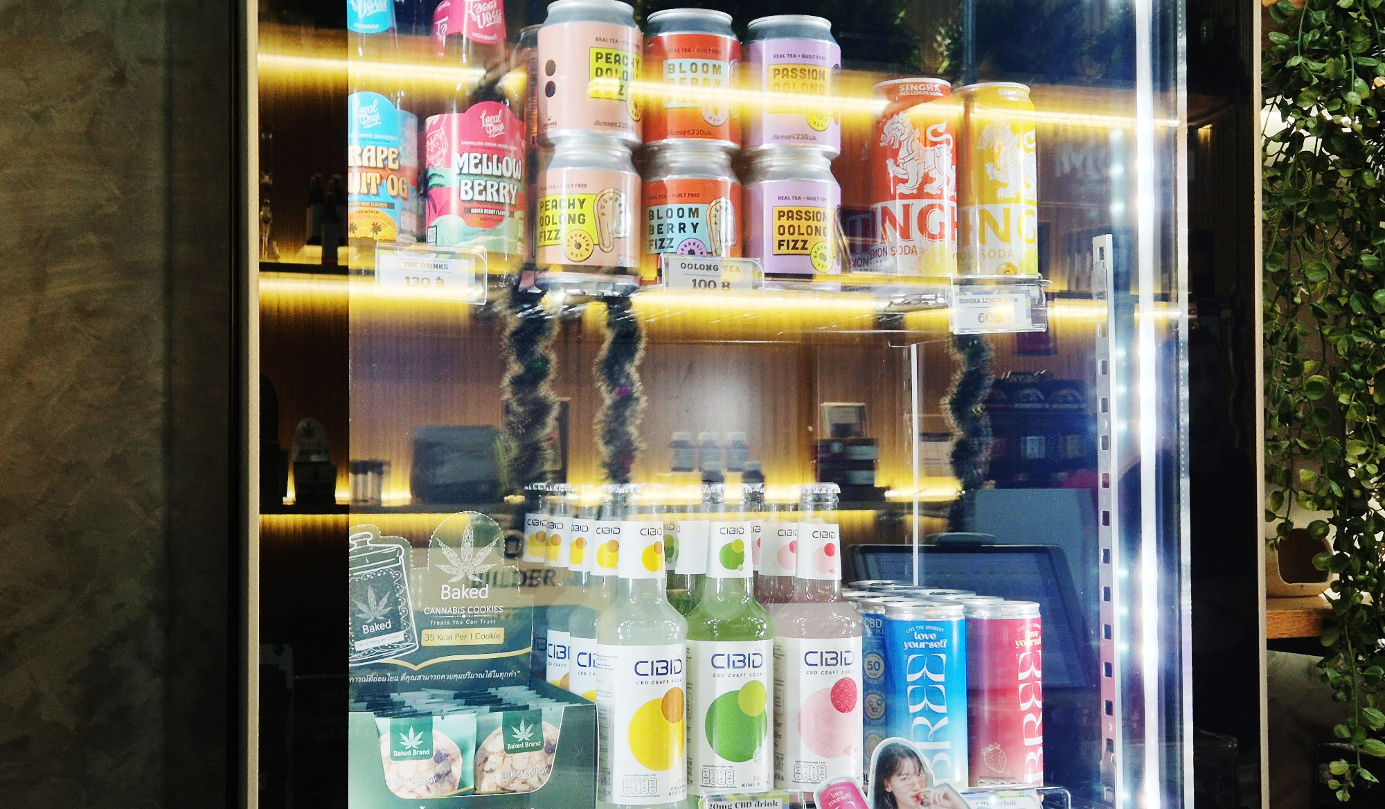 Baked Thai cannabis edible cookies at Siam Green Phrom Phong Bangkok