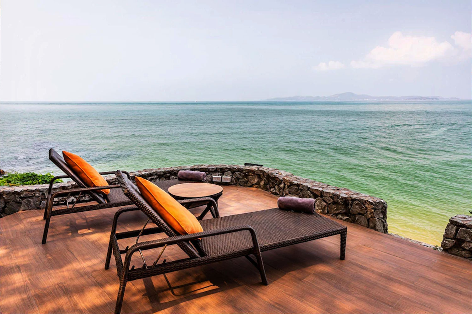 The Monttra Pattaya forest and coastline