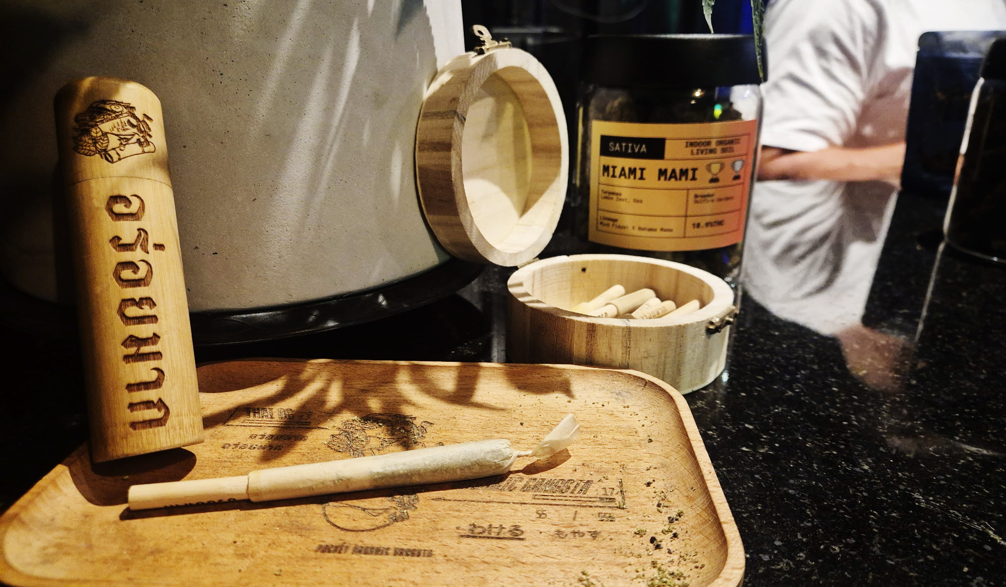 大麻薬局の店内の写真