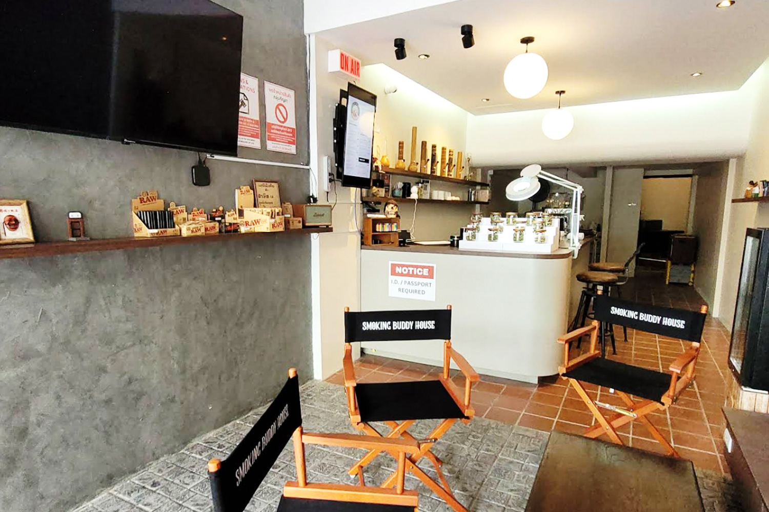 Smoking Buddy House Khaosan cannabis dispensary Bangkok