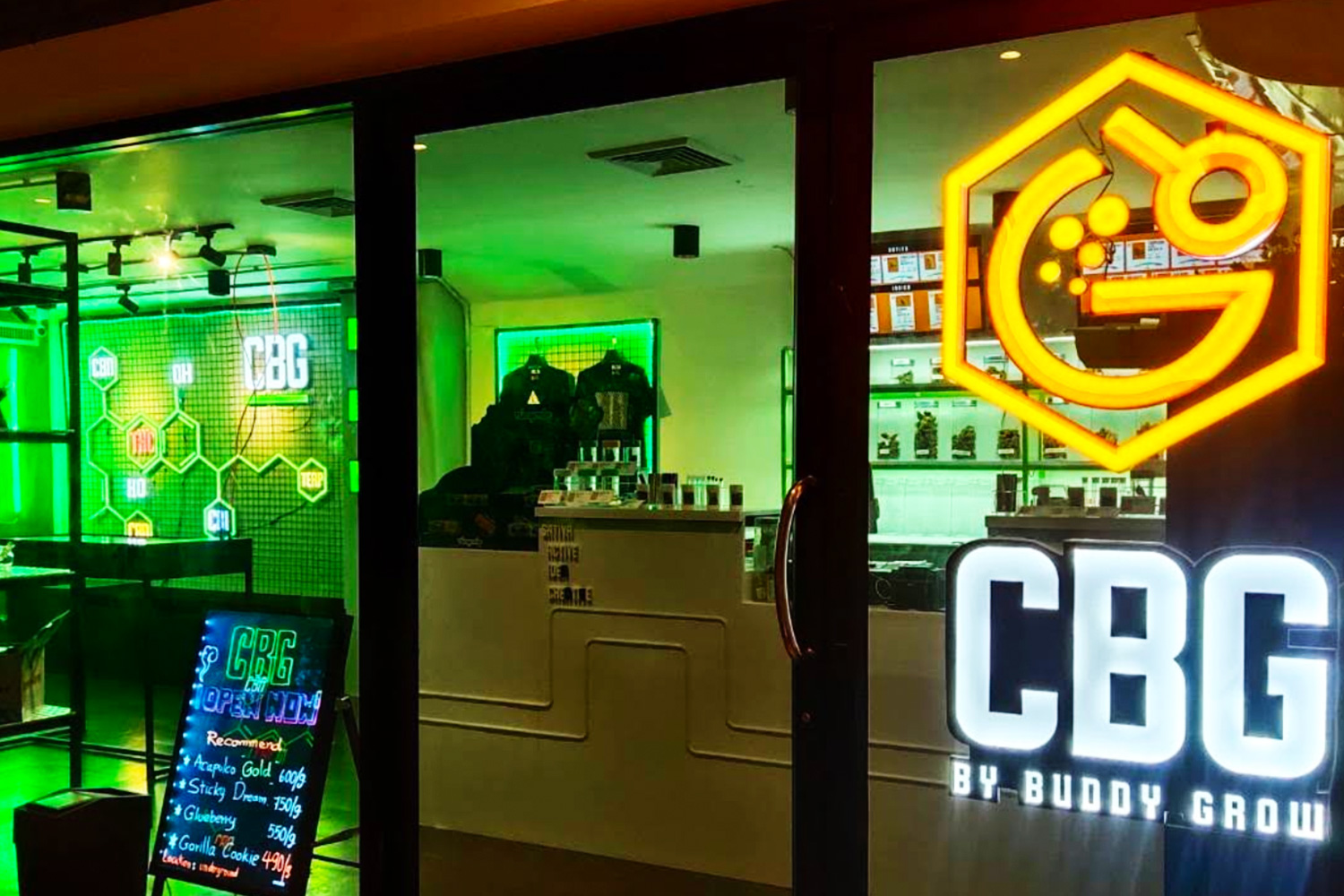 CBG Khaosan cannabis dispensary Bangkok