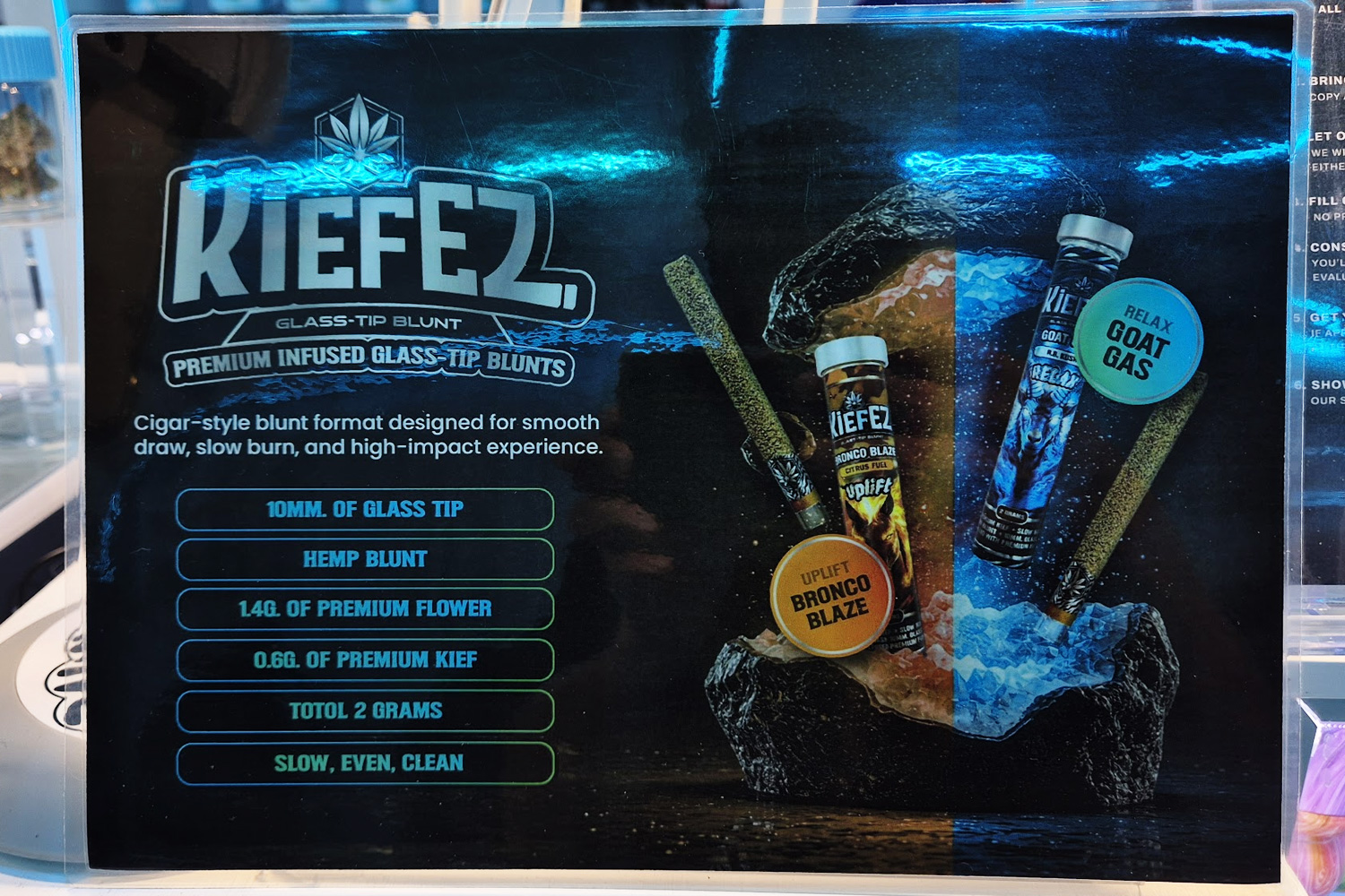 Kiefezプレミアムインフューズドブラント|Bronco BlazeとGoat Gas|バンコクCloud Nineの大麻愛好家向け人気商品