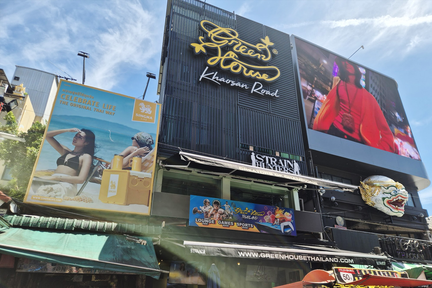 Green House Khaosan cannabis dispensary Bangkok