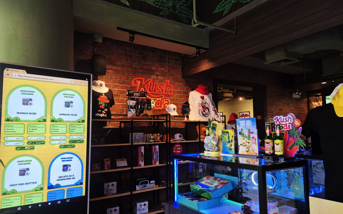 バンコク・スクンビットの大麻薬局Kush Houseの外観