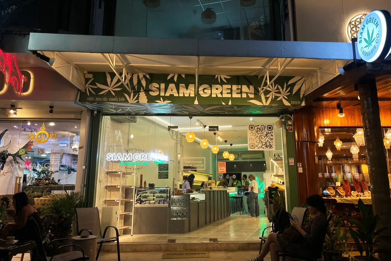 Siam Green Cannabis Co Koh Samui Chaweng dispensary