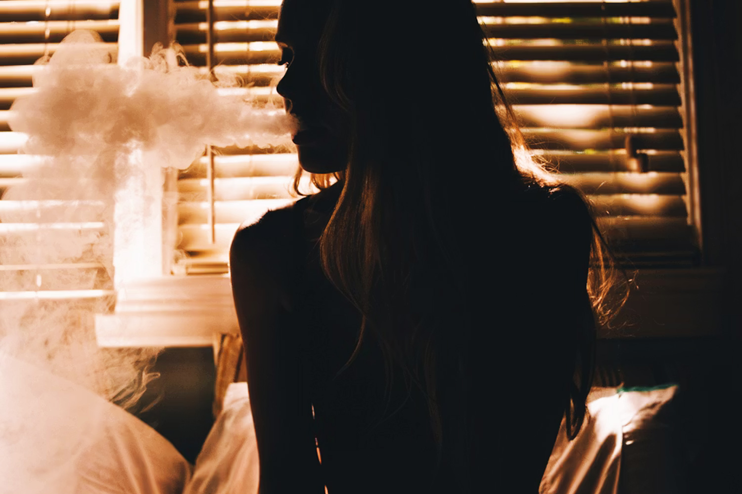 Hotel room surfaces where cannabis smell settles