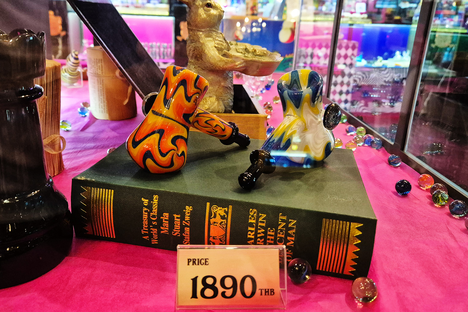 Wonderland Bangkok pipe collection — uniquely designed cannabis smoking accessories