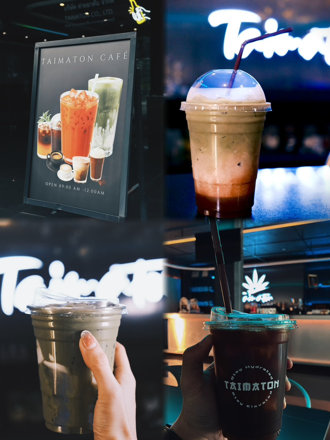 TAIMATON 大麻堂のカフェスペース｜パタヤの大麻薬局内で楽しめるドリンクとPlayStation 5