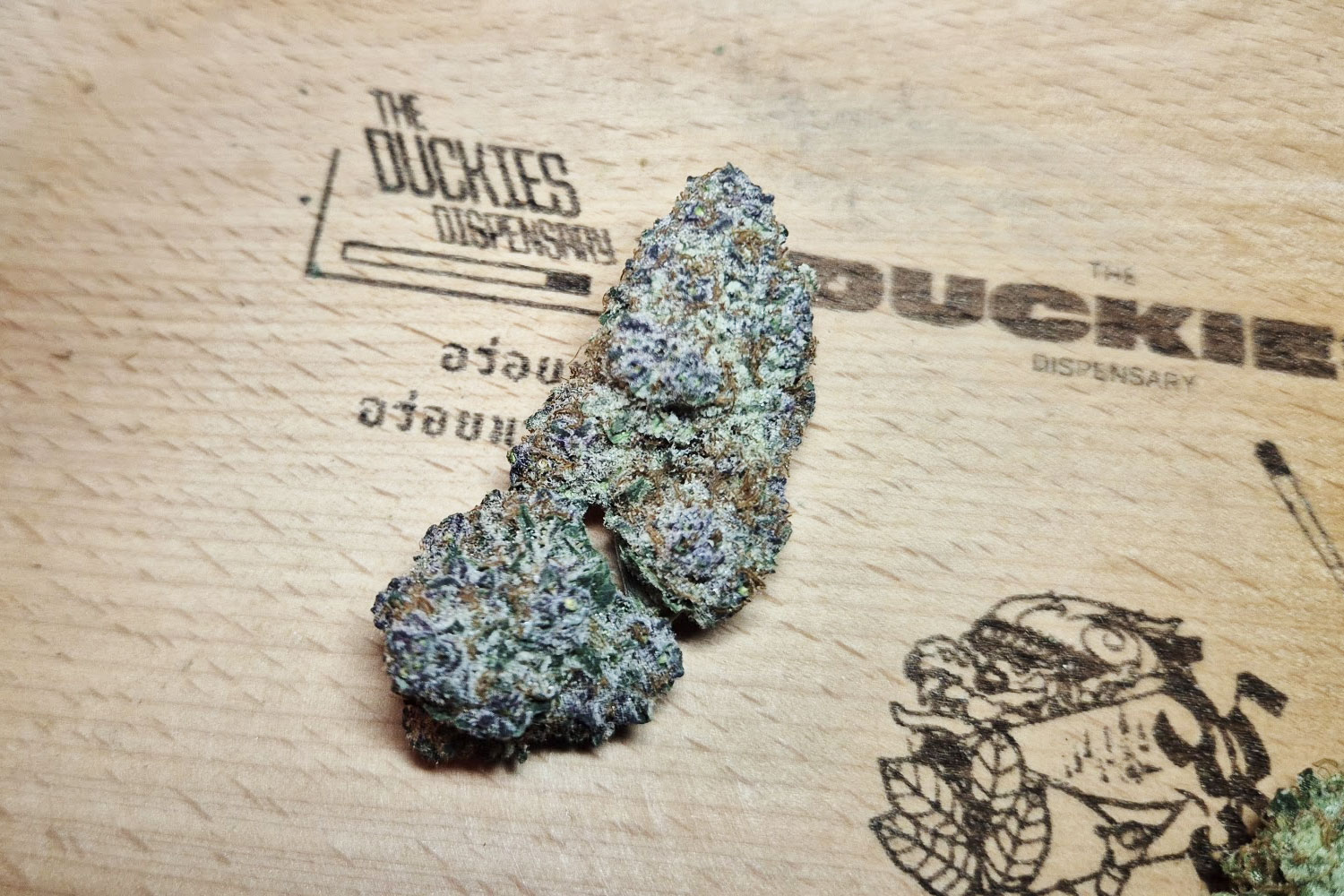 Super Boof flower, a medical cannabis strain with tropical fruit and citrus aroma