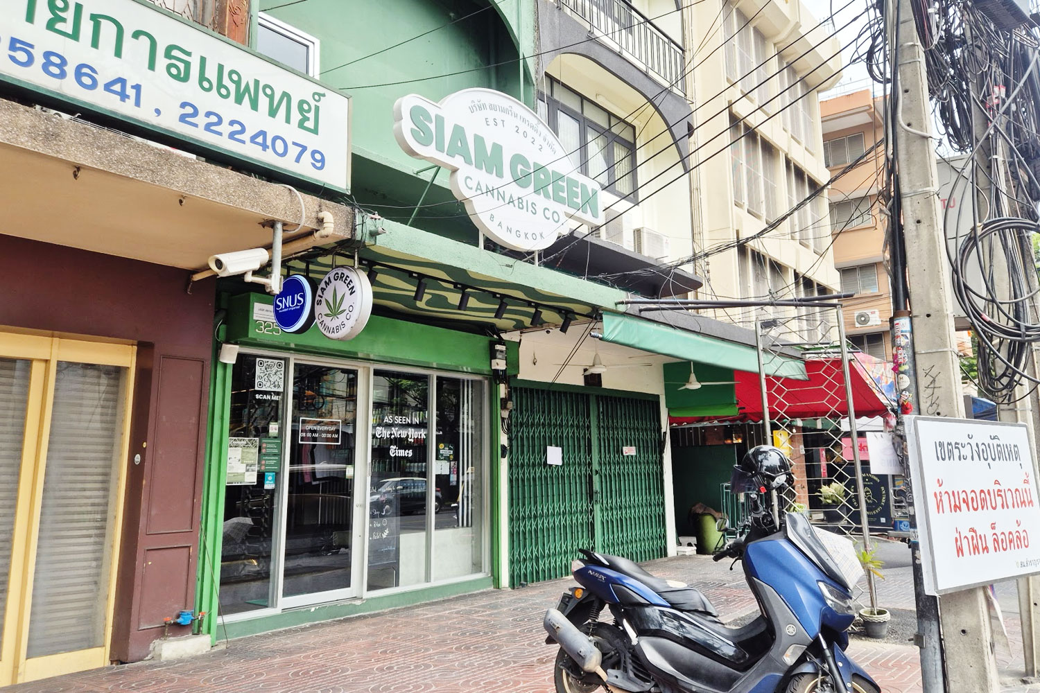 Siam Green Cannabis Co Chinatown interior Bangkok