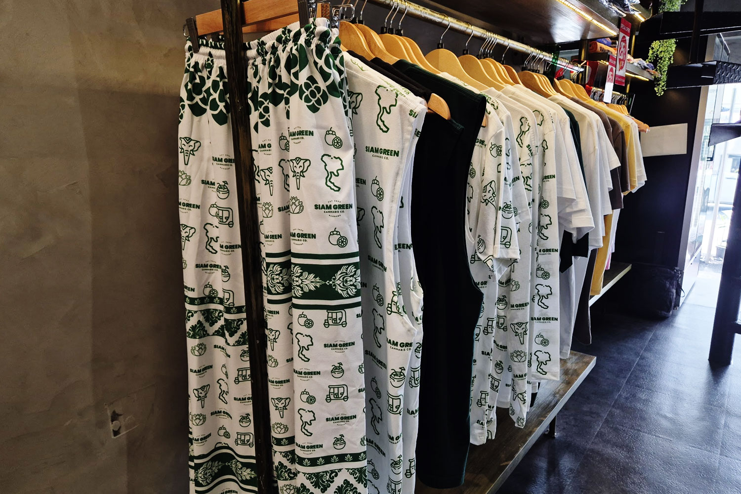 Siam Green Apparel Collection Thai pants Bangkok cannabis brand
