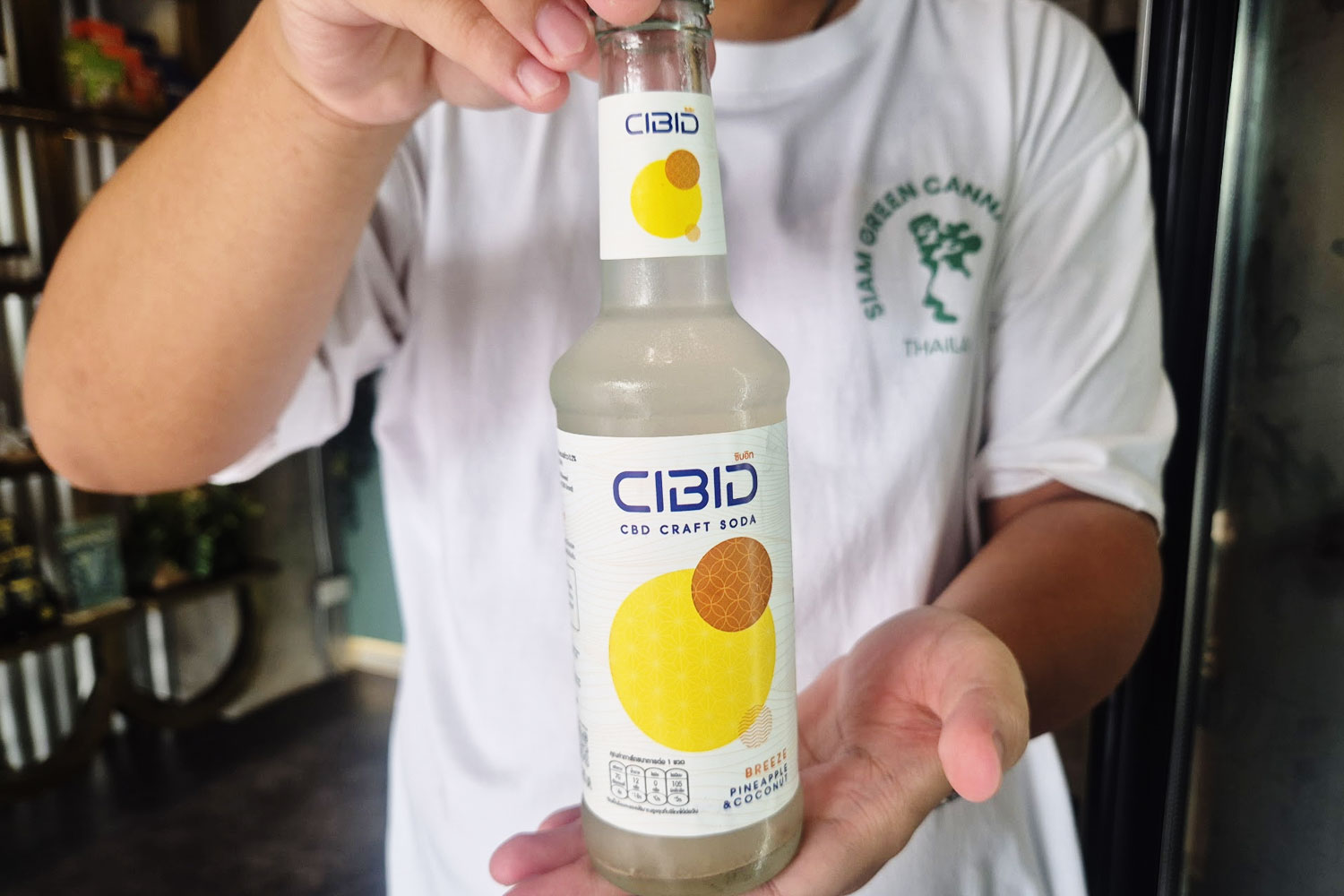 CIBID CBD Craft Soda Bangkok cannabis beverage