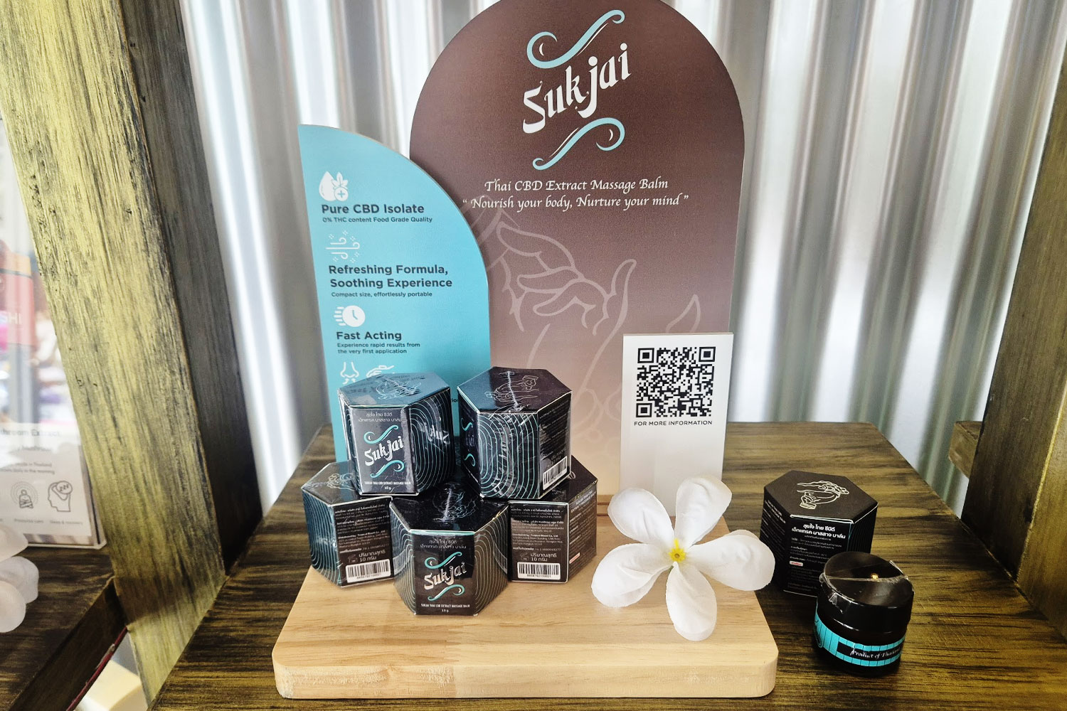 Sukjai Thai CBD Extract Massage Balm Bangkok dispensary