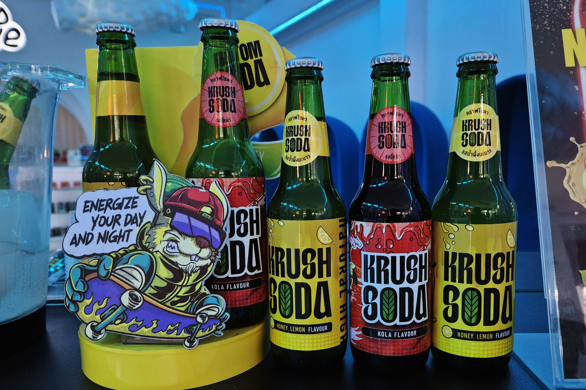 Krash Soda kratom soda drink Thailand